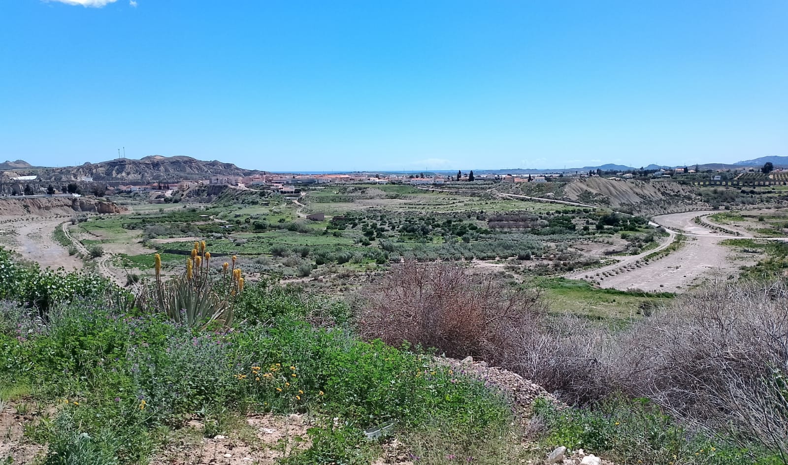 South-facing villa with garden and mountain views for sale in Aljáriz, Antas
